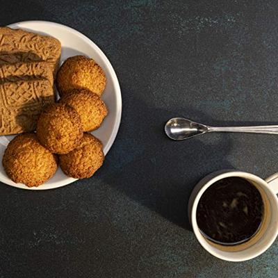 BRESSER Flatlay Achtergrond 40 x 40cm Natuursteen Donkerblauw