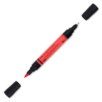Faber Castell Tekenstift Pitt Artist Pen duo marker - 118 scharlakenrood