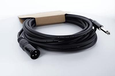 Cordial EM 10 MP XLR Verbindingskabel [1x XLR-stekker 3-polig - 1x Jackplug male 6,3 mm (mono)] Zwart