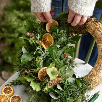 Kerst IJzerdraad Groen 14Cm