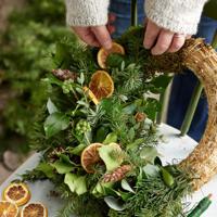 Kerst IJzerdraad Groen 14Cm - thumbnail