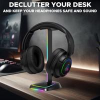 Gaming headset standaard - The G-Lab - K-STAND-NEON RGB - Bedraad - RGB-verlichting - Zwart - thumbnail