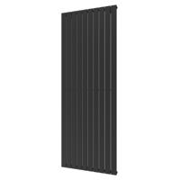 Plieger Designradiator Cavallino Retto Enkel 1666 Watt Middenaansluiting 200x75,4 cm Black Graphite - thumbnail