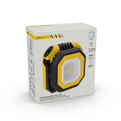 Led werklamp compact en oplaadbaar 10 watt 1000 lumen