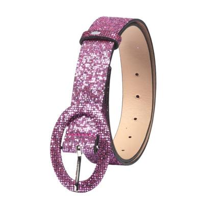 Riem glitter neon-pink