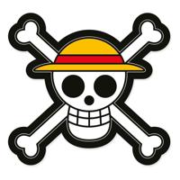 One Piece Pillow Jolly Roger 33 cm - thumbnail