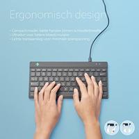 R-Go Compact Break ergonomisch toetsenbord, azerty - thumbnail