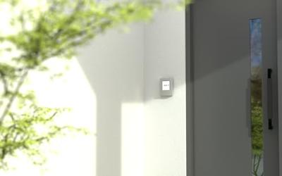m-e modern-electronics 41302 Zender voor Draadloze deurbel Verlicht, Met naambord