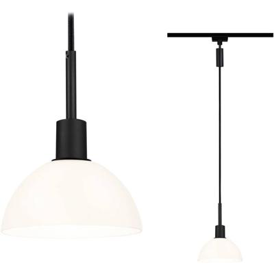 Paulmann Sarrasani Hanglamp URail E14 Zwart (mat), Opaal Paulmann Sarrasani Hanglamp URail E14 Zwart (mat), Opaal