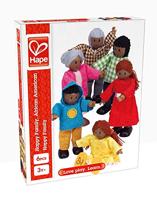 Hape poppenhuis familie afrikaans - thumbnail