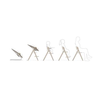 Hoge stoel Click & Fold CYBEX wit - thumbnail