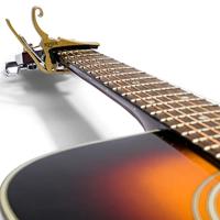 Kyser Quick-Change Acoustic Gold capo voor westerngitaar - thumbnail