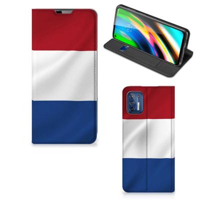 Motorola Moto G9 Plus | Standcase | Nederlandse Vlag