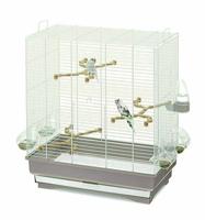 IMAC VOGELKOOI CARLOTTA TAUPE / WIT 50X30X56 CM - thumbnail