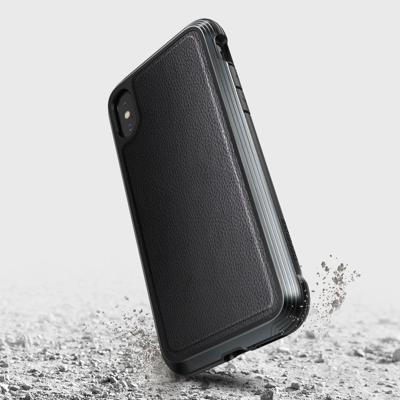 X-Doria Defense Lux Leather cover iPhone XS Max zwart - XD-DEFLUXL-IPHXP-BLK X-Doria Defense Lux Leather cover iPhone XS Max zwart - XD-DEFLUXL-IPHXP-BLK