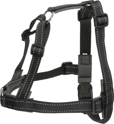 TRIXIE HONDENTUIG LEAD'N'WALK SOFT TUIG ZWART M-L 55-90 CM TRIXIE HONDENTUIG LEAD'N'WALK SOFT TUIG ZWART M-L 55-90 CM