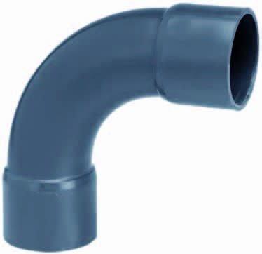 Europond 90° PVC Elbow Glue Connection 110mm - Weatherproof and Easy to Assemble