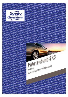 Zweckform ritregistratie/223 DIN A5 staand wit 40 vel (Duitstalig)