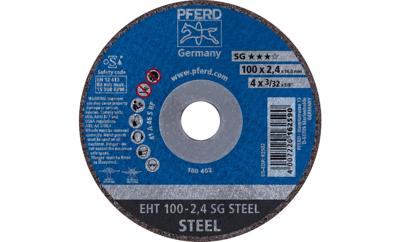 PFERD TOOLS EHT 100-2,4 SG STEEL/16,0 61340116 Doorslijpschijf recht 100 mm 25 stuk(s) Staal PFERD TOOLS EHT 100-2,4 SG STEEL/16,0 61340116 Doorslijpschijf recht 100 mm 25 stuk(s) Staal