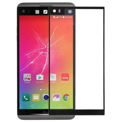 Voorste scherm buitenste glaslens voor LG V20(Black)