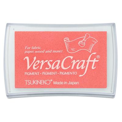 Tsukineko • versacraft stempelkussen groot coral pink