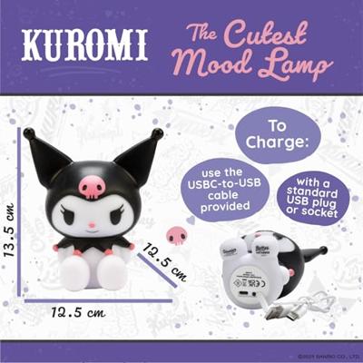 Sanrio Mood Lamp Kuromi 11 cm