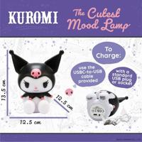 Sanrio Mood Lamp Kuromi 11 cm - thumbnail