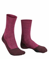 Falke TK2 Explore Wool Wandelsok Dames Burgundy 39-40 - thumbnail