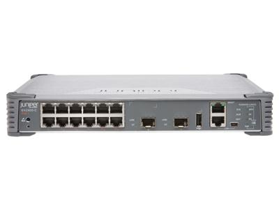 Juniper EX Series EX2300-C-12P - Commutateur - C3 - Géré - 12 x 10/100/1000 (PoE+) + 2 x Gigabit SFP / 10 Gigabit SFP+ - Montable sur Rack - PoE+ (124 W)