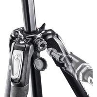 Manfrotto 190X - Kit trípode y rótula 2 Way fluida, 3 Secciones, Aluminio - thumbnail