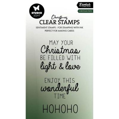 Studio Light • essentials clear stamp christmas texts