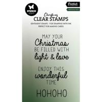 Studio Light • essentials clear stamp christmas texts - thumbnail