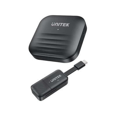 UNITEK V1184A01 audio/video extender AV-zender & ontvanger Zwart