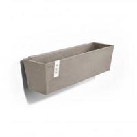 Ecopots Manhattan Wall kunststof bloempot Taupe - Ø 53,4 cm - thumbnail