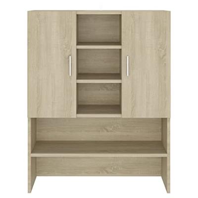 Wasmachinekast 70,5x25,5x90 cm sonoma eikenkleurig