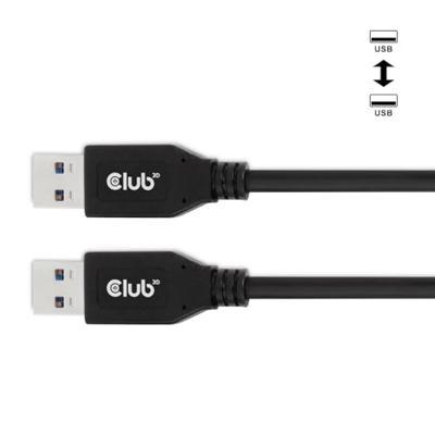 club3D CAC-1409 USB-kabel USB-A stekker 0.50 m Zwart club3D CAC-1409 USB-kabel USB-A stekker 0.50 m Zwart