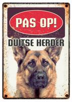 Plenty Gifts waakbord blik duitse herder - thumbnail