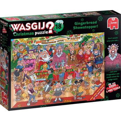Wasgij Christmas 18 - Gingerbread Bakwedstrijd 2x1000 Stukjes Puzzel