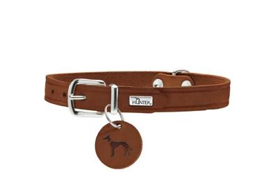 Hondenhalsband Hunter Aalborg Bruin L 45-55 cm