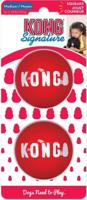 KONG SIGNATURE BALLS MEDIUM 6,5 CM 2 ST - thumbnail