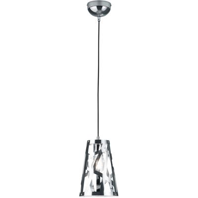 Led Hanglamp - Trion Carlan - E27 Fitting - 1-lichts - Rond - Mat Chroom - Aluminium Led Hanglamp - Trion Carlan - E27 Fitting - 1-lichts - Rond - Mat Chroom - Aluminium