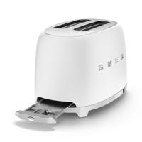 Smeg TSF01WHMEU broodrooster 2x2, mat wit - thumbnail