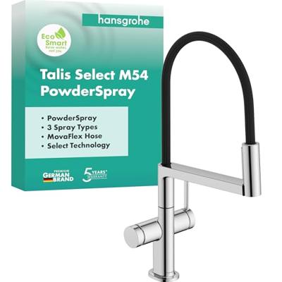 Hansgrohe Talis Select M54 PowderSpray ééngreeps keukenkraan Semi-Pro 3jet, chroom Hansgrohe Talis Select M54 PowderSpray ééngreeps keukenkraan Semi-Pro 3jet, chroom