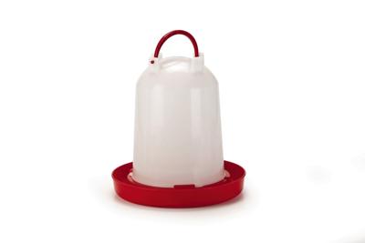 Drinktoren - vogel - plastic - wit - 6l Drinktoren - vogel - plastic - wit - 6l