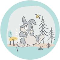 Komar Into Adventure; Komar Dots Behangcirkel Disney - Bambi - Thumper - DD1-044 - thumbnail