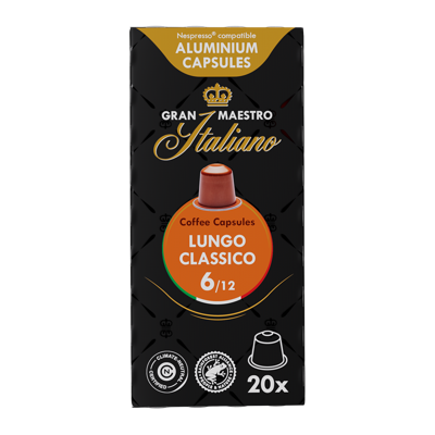 Gran Maestro Italiano Lungo Classico - 20 koffiecups