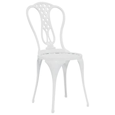 3-delige Bistroset gietaluminium wit