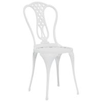 3-delige Bistroset gietaluminium wit - thumbnail