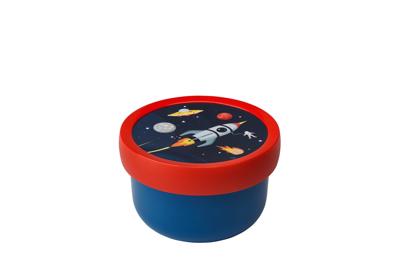 Mepal campus fruitbox space 300 ml rood/blauw