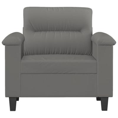 Fauteuil 60 cm microvezelstof donkergrijs Fauteuil 60 cm microvezelstof donkergrijs